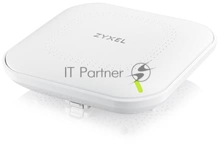 Точка доступа Zyxel NebulaFlex NWA50AX PRO, WiFi 6, 802.11a/b/g/n/ac/ax (2,4 и 5 ГГц), MU-MIMO, антенны 3x3, до 575+2400 Мбит/с, 1xLAN 2.5GE, PoE, без поддержки Captive portal и WPA-Enterprise, защита от 4G/5G, БП в комплекте