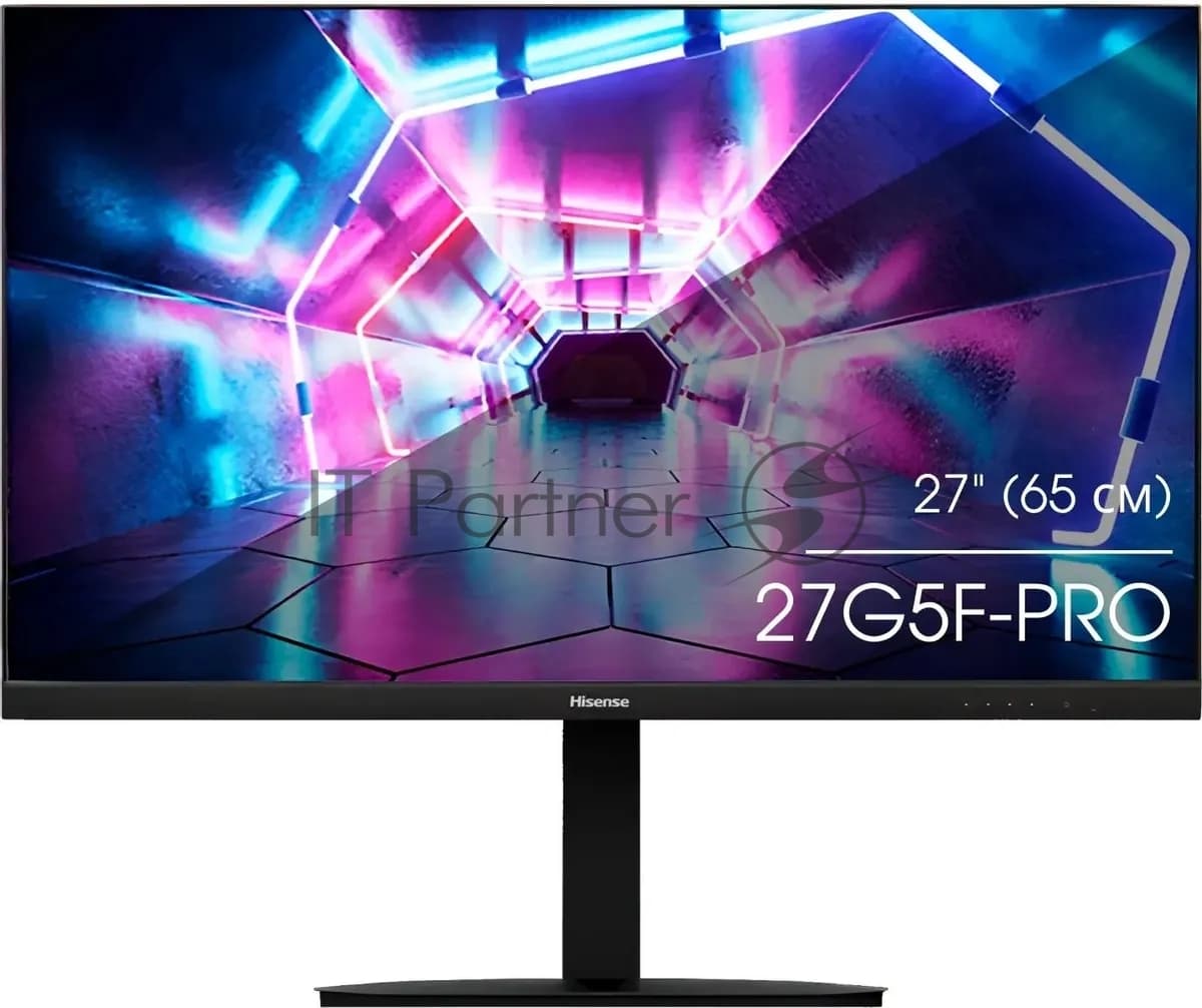 Монитор 27" Hisense 27G5F-PRO IPS 1920x1080, 165 Гц, 1 мс, 16:9, 250 кд/м2, 2хHDMI, 1хDP, черный