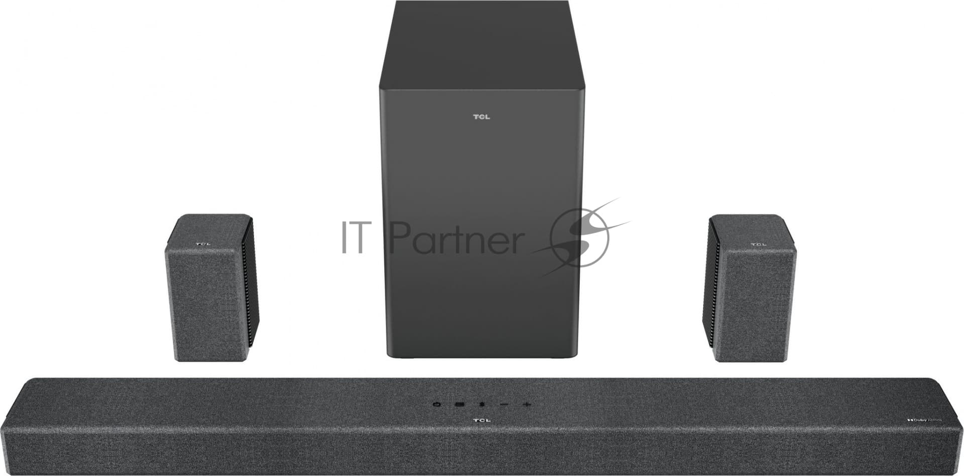 Саундбар TCL X937U 7.1.4 840Вт+180Вт черный
