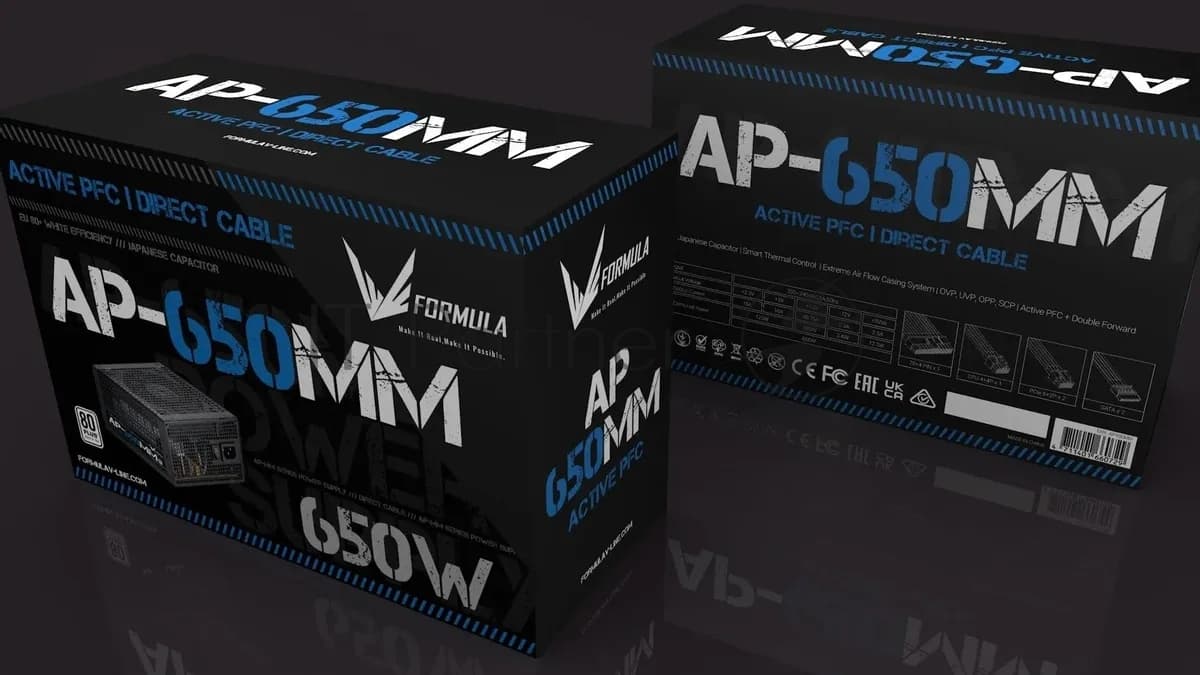 Блок питания Aerocool/Formula ATX 650W AP-650ММ 80 PLUS WHITE (20+4pin) APFC 120мм fan 6xSATA RTL