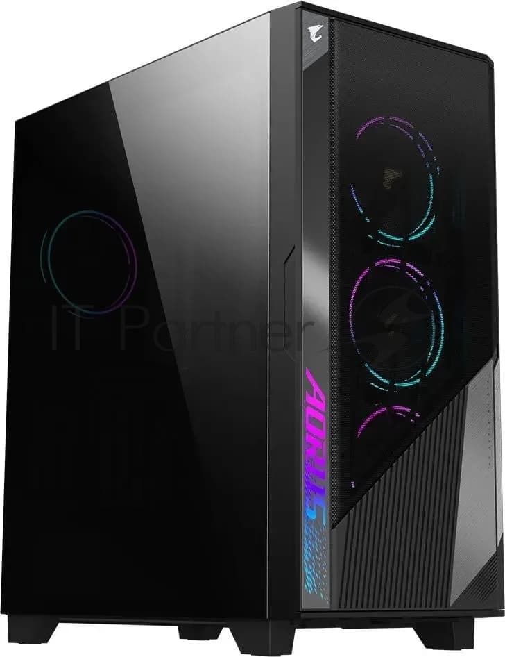 Компьютерный корпус Gigabyte AORUS AС500G черный без БП ATX 4x120мм 4x140мм 2xUSB 3.0 1xUSB3.1 audio bott PSU