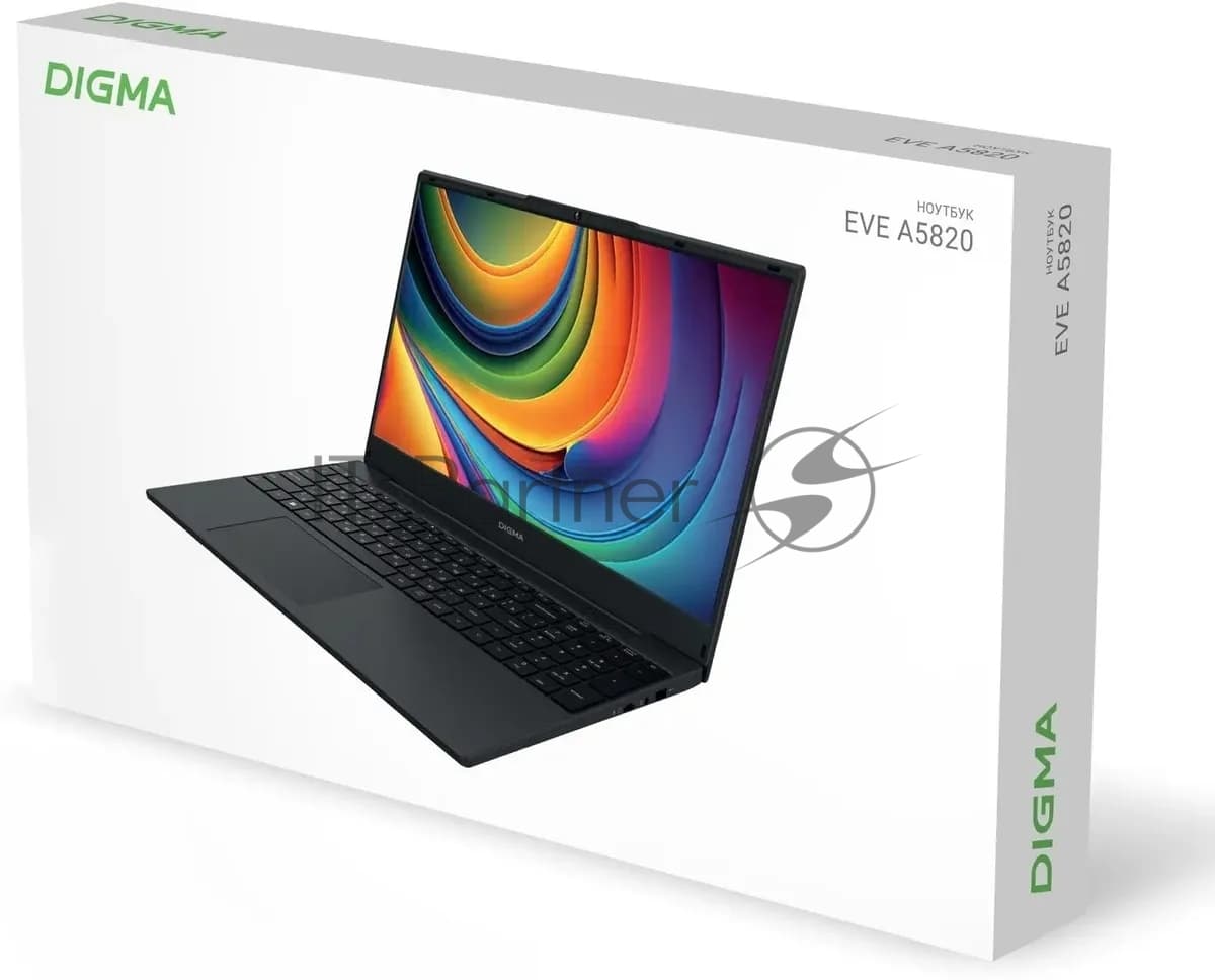 Ноутбук Digma EVE A5820 Ryzen 3 3200U 16Gb SSD 512Gb AMD Radeon 15.6" IPS FHD (1920x1080) Windows 11 Professional черный WiFi BT Cam 4500mAh (DN15R3-ADXW01)
