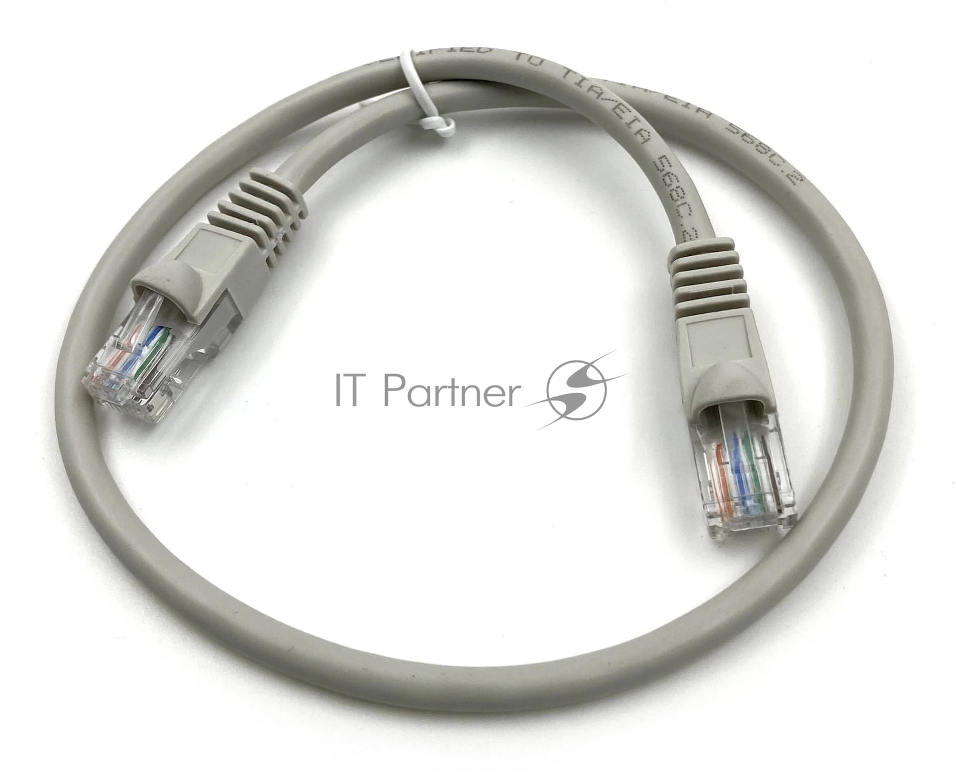 Патч-корд Buro UTP 4 пары cat.5e CCA molded 0.25м серый RJ-45 (m)-RJ-45 (m) (упак.:1шт)