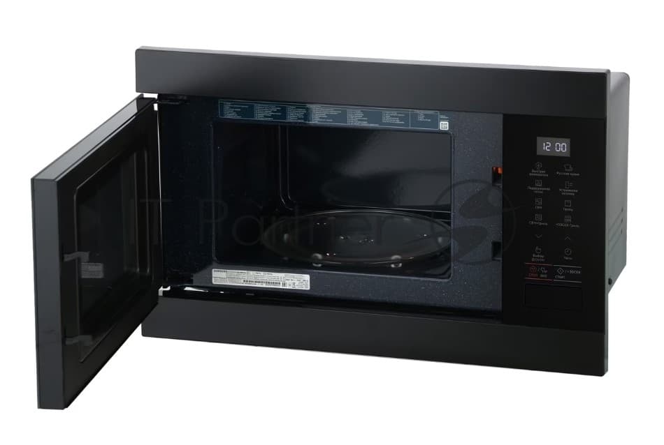 Микроволновая печь встраиваемая 22L GRILL MG22M8054AK/BW черный SAMSUNG