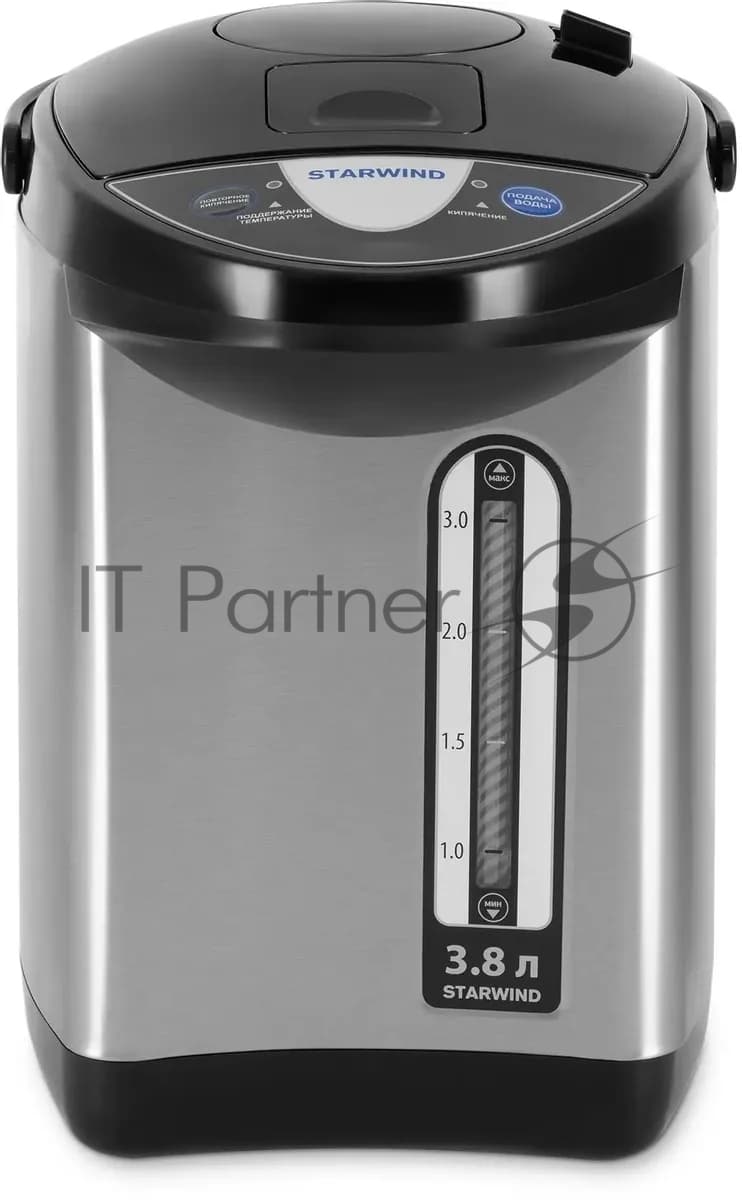 Термопот Starwind STP3822 3.8л. 800Вт серебристый/черный