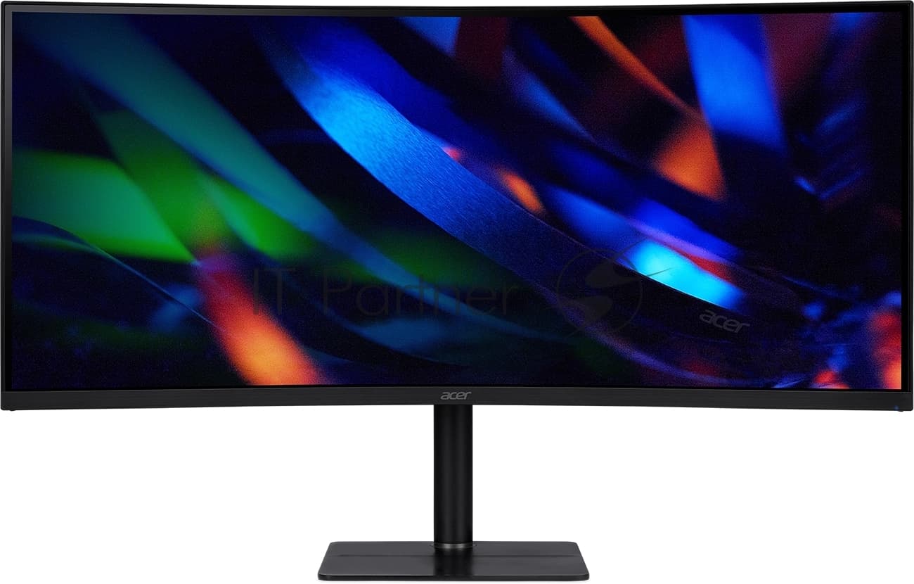 Монитор 34" Acer CZ342CURVbmiphuzx VA 3440x1440, 180 Гц, 1 мс, 21:9, 300 кд/м2, 2xHDMI, 1хDP, USB-C, изогнутый, 1x3.5 мм, черный