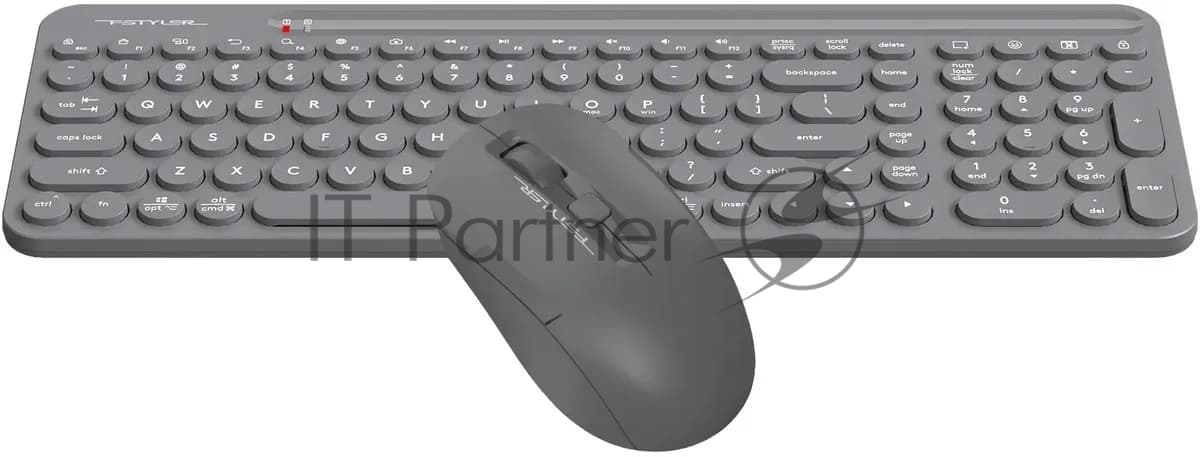 Комплект клавиатура + мышь A4Tech Fstyler FG3300 Air2 клав:серый мышь:серый USB беспроводная slim Multimedia