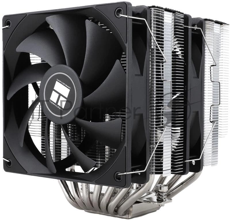 Устройство охлаждения(кулер) Thermalright Phantom Spirit 120 Soc-AM5/AM4/1151/1200/1700 черный 4-pin 25.6dB Al+Cu 535gr Ret (PS120)