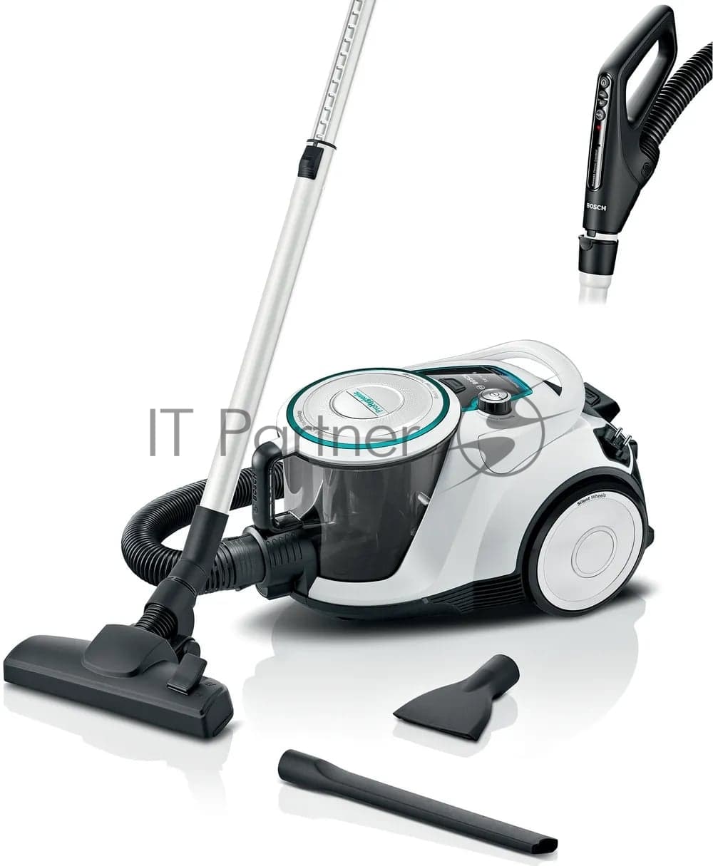 Пылесос Bosch BGS41HYG1 белый, 550 Вт, уборка сухая, пылесборник контейнер, 2.4 л