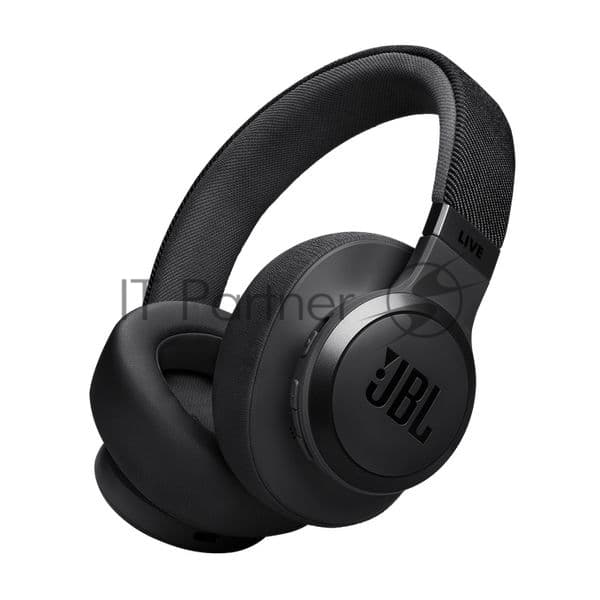 Беспроводные/проводные наушники JBL Live 770NC черный, полноразмерные, Bluetooth 5.3 + проводной, адаптивное шумоподавление , до 65 ч