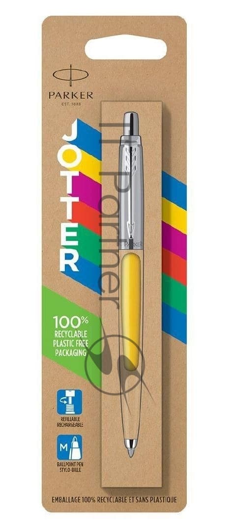 Ручка шариковая Parker Jotter Originals (CW2076056) Yellow CT, M, синие чернила, блистер