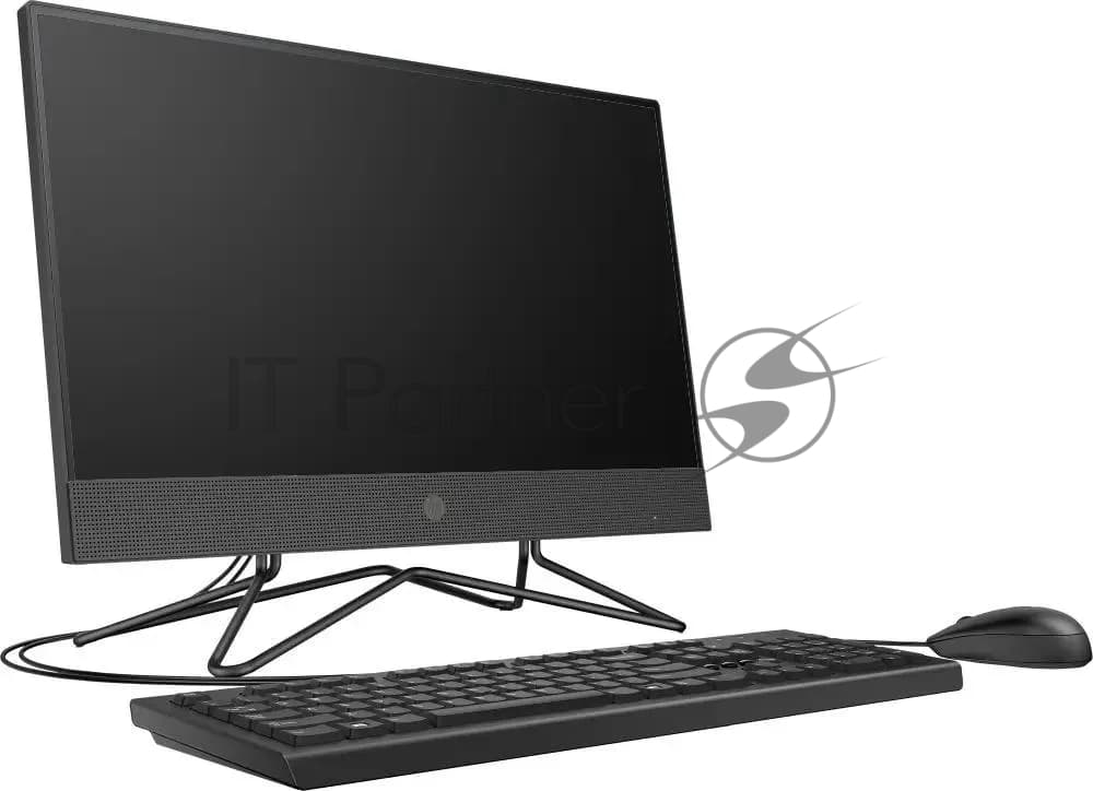 Моноблок HP 200 G4 21.5" Full HD i5 1235U (1.3) 8Gb SSD512Gb UHDG DVDRW Free DOS GbitEth WiFi BT клавиатура мышь Cam черный 1920x1080
