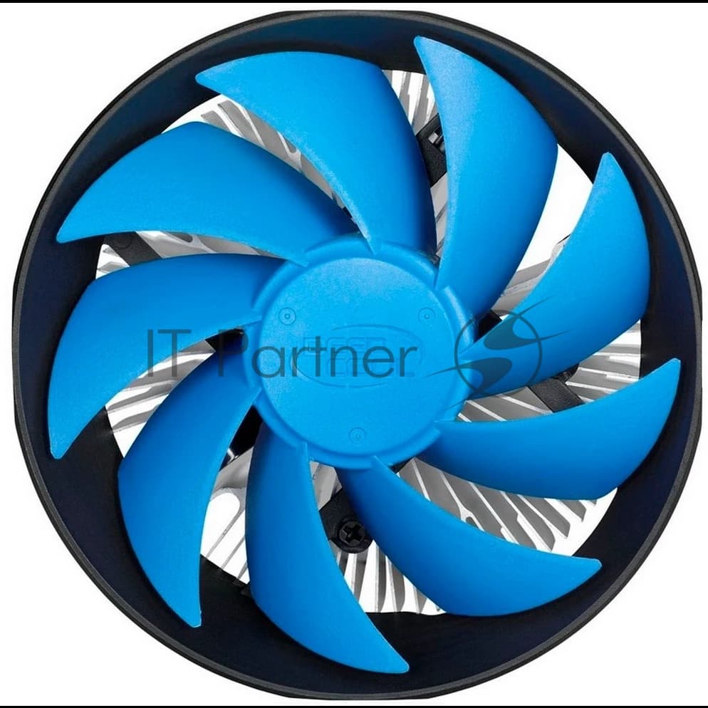 Кулер для процессора DEEPCOOL GAMMA ARCHER V2 синий, 120 мм, алюминий, 1600 об/мин, 26.1 дБ, 3 pin, 95 Вт, 65.5 мм