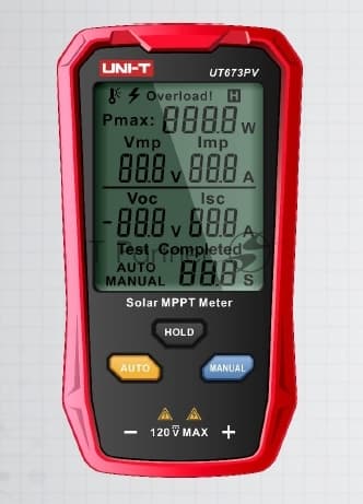 Тестер солнечных батарей MPPT UNI-T UT673PV