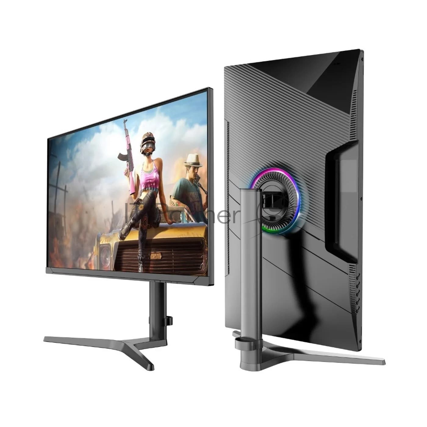 Монитор 32" Bravus BVGQ3235P IPS 2560x1440, 165 Гц, 1 мс, 16:9, 250 кд/м², 2xHDMI, 1xDP, 1x3.5 мм, 4xUSB, 2x3 Вт, черный