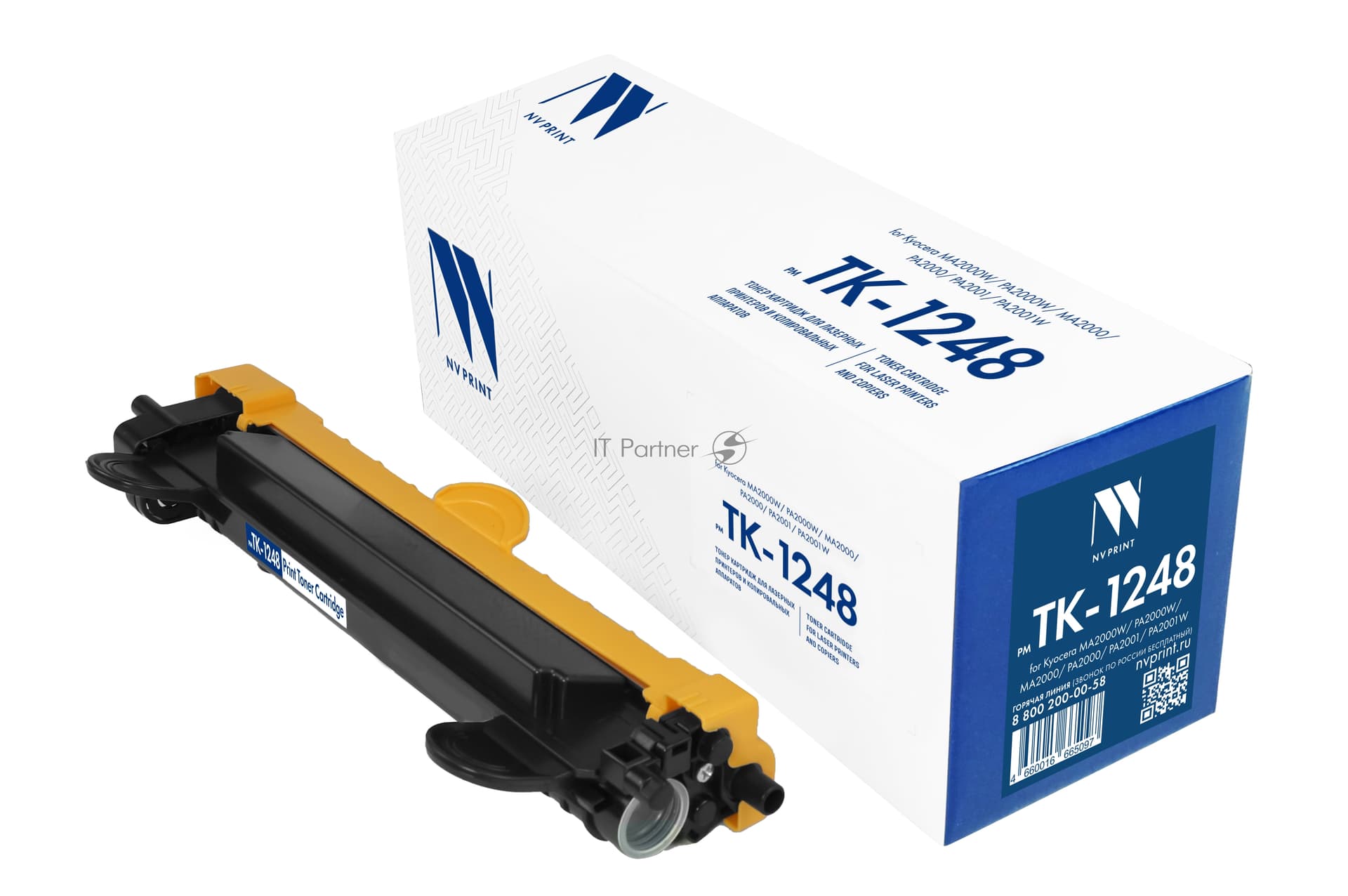 -/ Картридж NVP NV-TK-1248 для Kyocera MA2000W/PA2000W/MA2000/PA2000/PA2001/PA2001W (1500k)