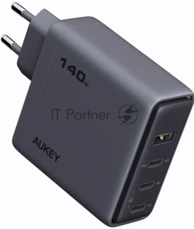 Aukey сетевое зарядное устройство Comet Mix 140W 3C+A Gray (AWC-PA-C6G)