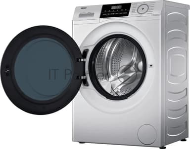 Стиральная машина Haier HWD70-BP14929S серебристый, загрузка фронтальная 7 кг, 4 кг - сушка, 1400 об/мин, класс: B