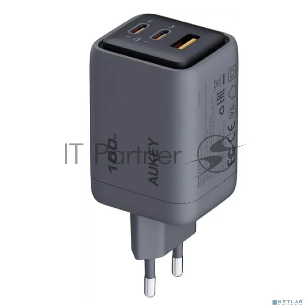 Aukey сетевое зарядное устройство Comet Mix 100W Gray (AWC-PA-C5G)