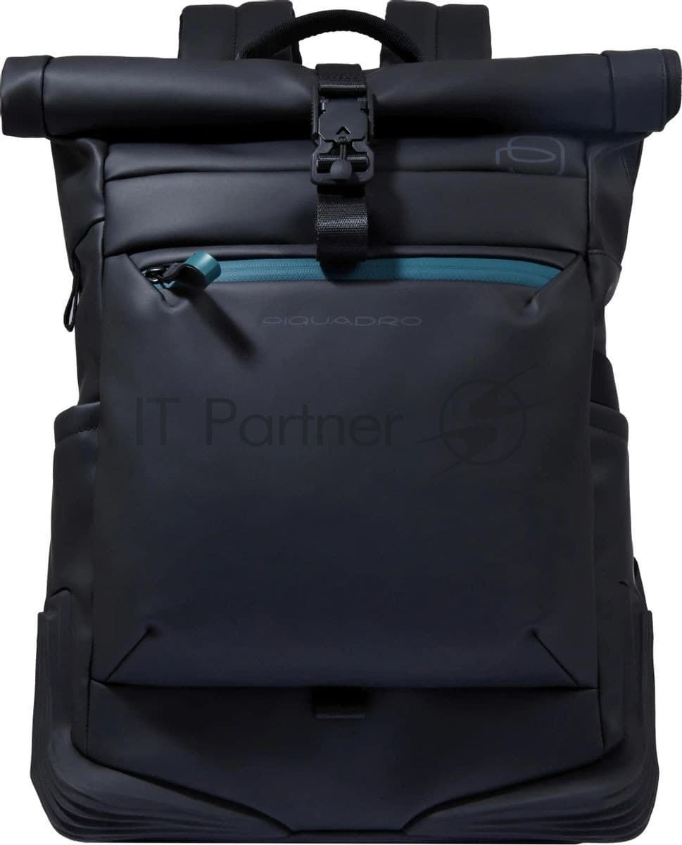Рюкзак Piquadro Corner 2.0 CA6291C2OW/N роллтоп черный полиуретан/полиэстер