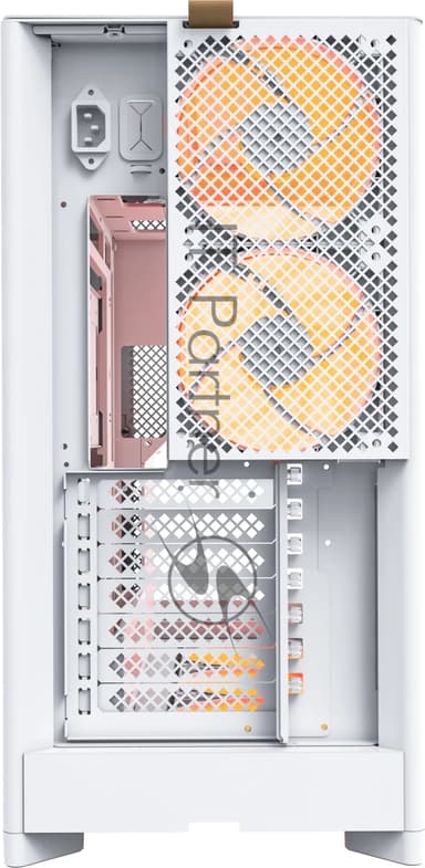 Компьютерный корпус Montech HS02 PRO белый без БП ATX 4x140мм 2xUSB 3.0 audio bott PSU