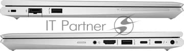 Ноутбук HP EliteBook 640 G10 серебристый Intel Core i5-1335U,14" FHD (1920x1080) IPS AG,16Gb DDR4-3200MHz(2),512Gb SSD NVMe,51Wh,FPS,ENG/RU Kbd Backlit,1.41kg,1y,DOS
