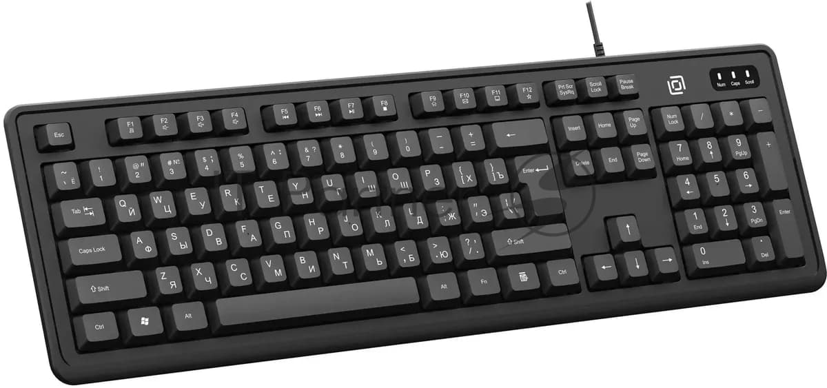 Клавиатура Oklick K175 проводная, USB Type-A, чёрный
