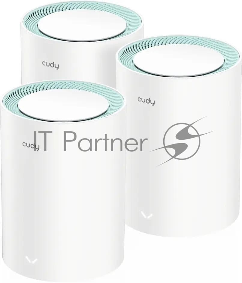 Cudy Mesh-система M1500(3-Pack) Wi-Fi 6 AX1500 Гигабитная