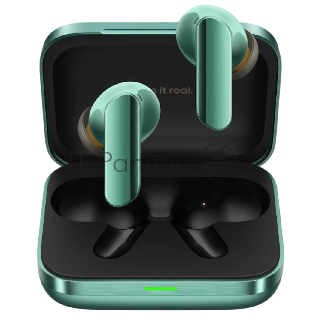 Наушники TWS Realme Buds Air 7 Pro RMA2407 зеленый, внутриканальные, Bluetooth, активное шумоподавление, до 9 ч