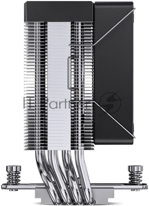 Кулер для процессора/ CPU Cooler JONSBO CR-1400 V2 ARGB (180W, 4-pin PWM, 133mm, Al/Cu, 4x6mm, ARGB, 1x92mm, 38.2CFM, 33.8dBA, 2200RPM, S: 1700/1200/115X, AM4/AM5 Black)