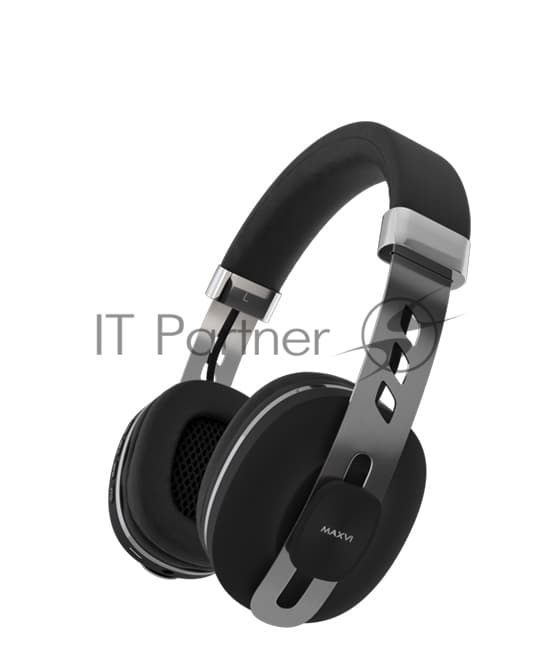 Беспроводные/проводные наушники Maxvi MHF-202BT черный, полноразмерные, Bluetooth + проводной, до 15 ч
