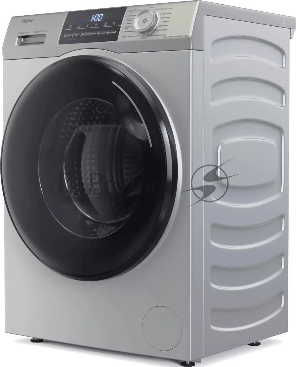 Стиральная машина Haier HWD80-BP14929S серебристый, загрузка фронтальная 8 кг, 1400 об/мин, класс B