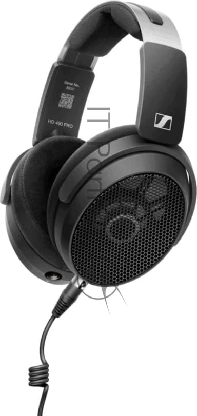 Проводные наушники Sennheiser HD 490 PRO Plus черный/серый, полноразмерные, Jack 3.5/6.3 мм