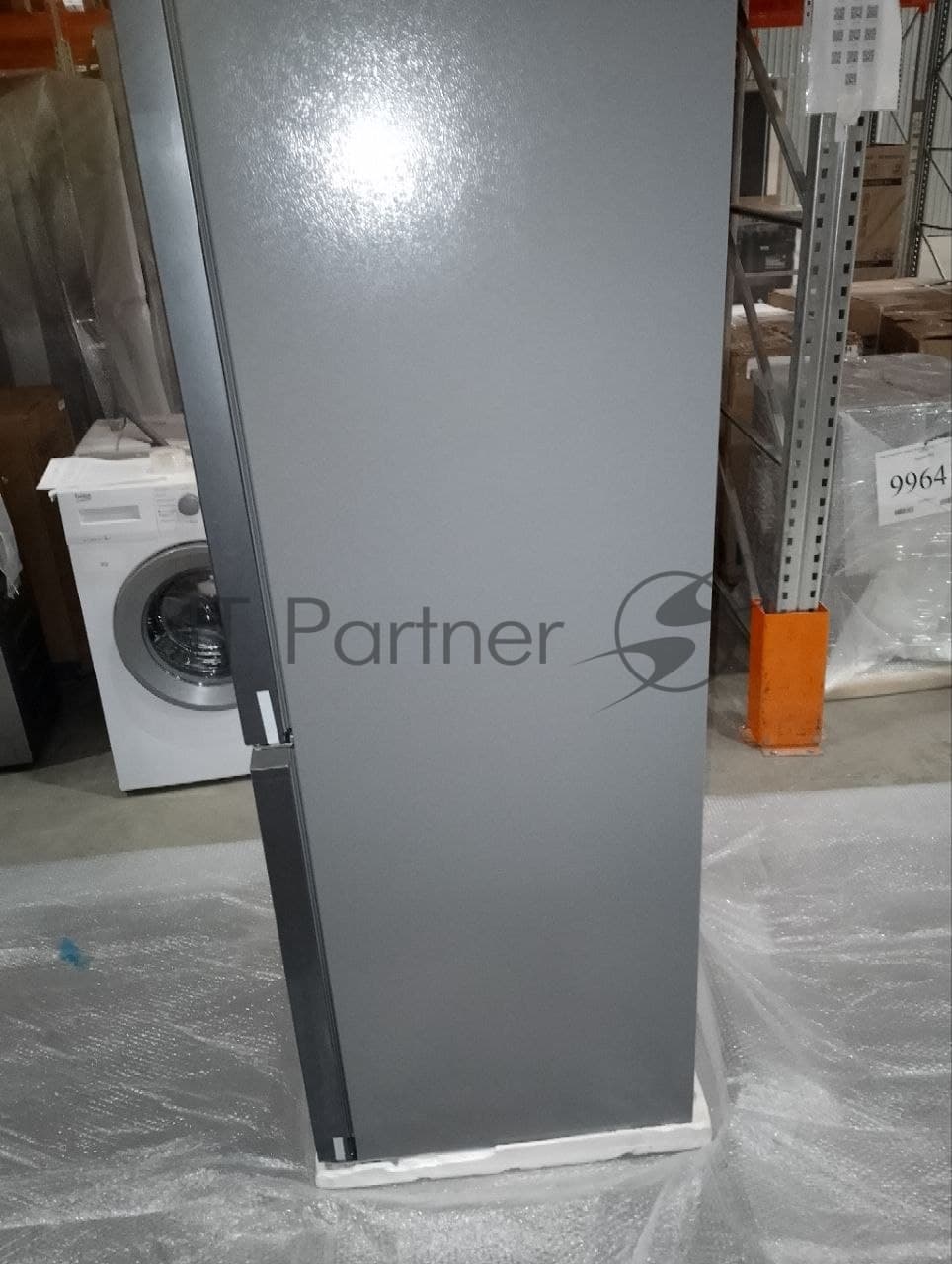 (Поврежденный товар) Холодильник Weissgauff WRK 2000 Total NoFrost Inverter Dark Grey (Вмятина на верхней двери.)
