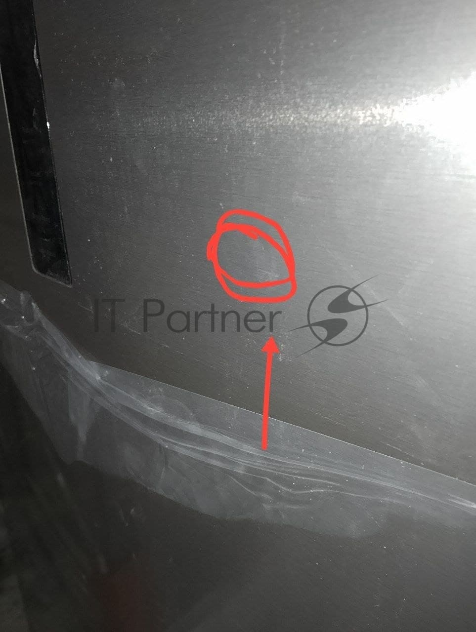 (Поврежденный товар) Холодильник Weissgauff WRK 185 Total NoFrost Inverter Inox (Вмятина на торце верхней двери.)