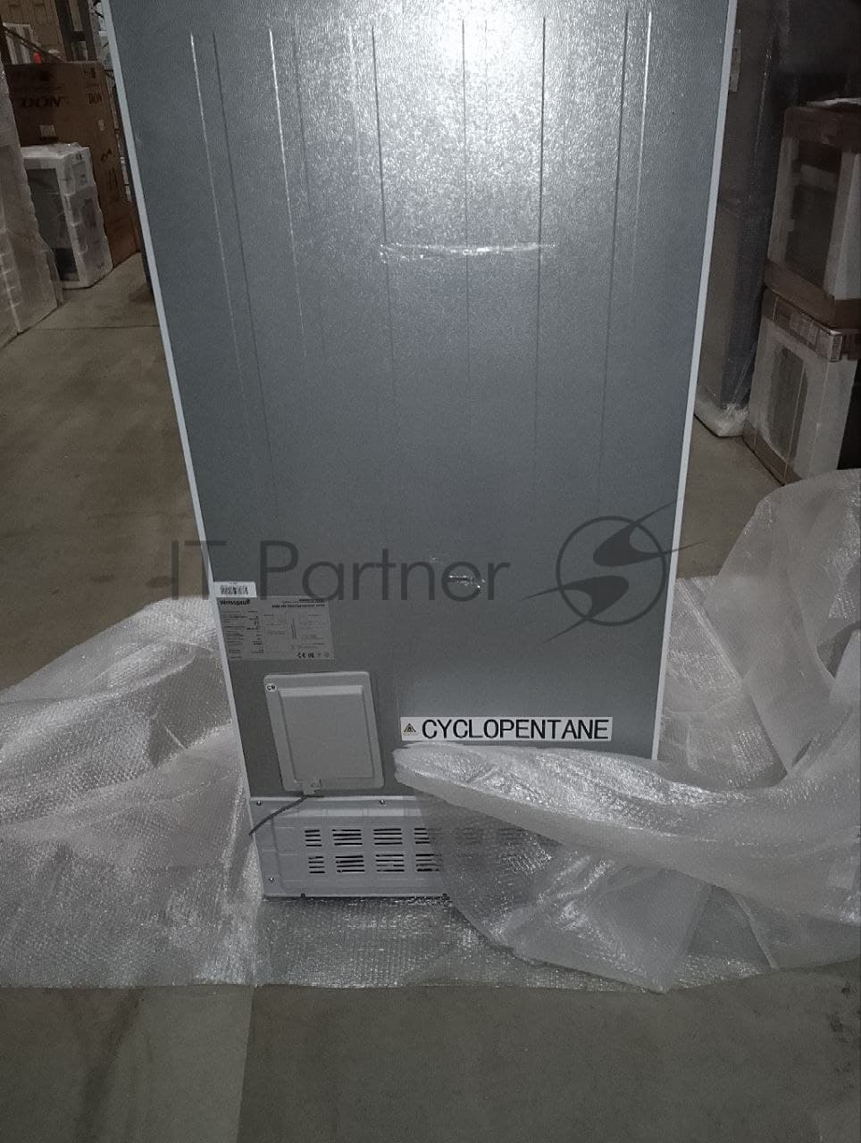 (Поврежденный товар) Холодильник Weissgauff WSBS 500 Inverter NoFrost White (Царапина на правой двери.)