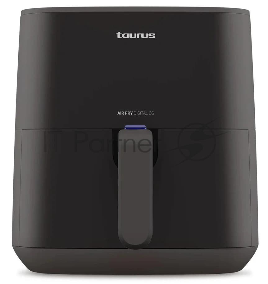 Аэрофритюрница Taurus Air fry digital 6S чёрный, 1700 Вт, 5.5 л, 1.2 кг, съёмная чаша, антипригарное покрытие, таймер