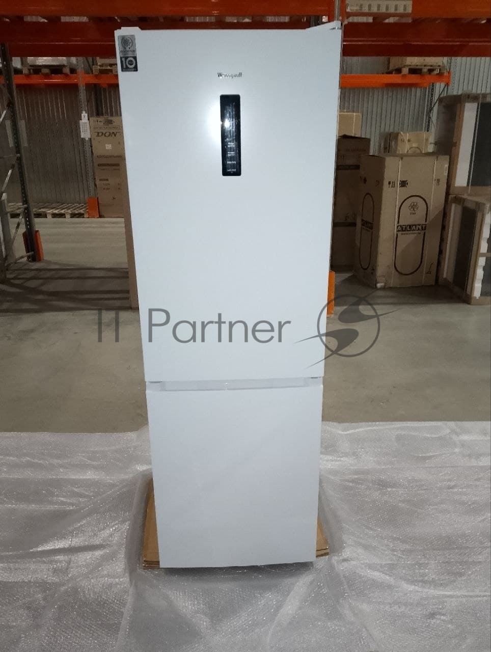 (Поврежденный товар) Холодильник Weissgauff WRK 185 Total NoFrost Inverter White (Вмятины на верхней двери.)