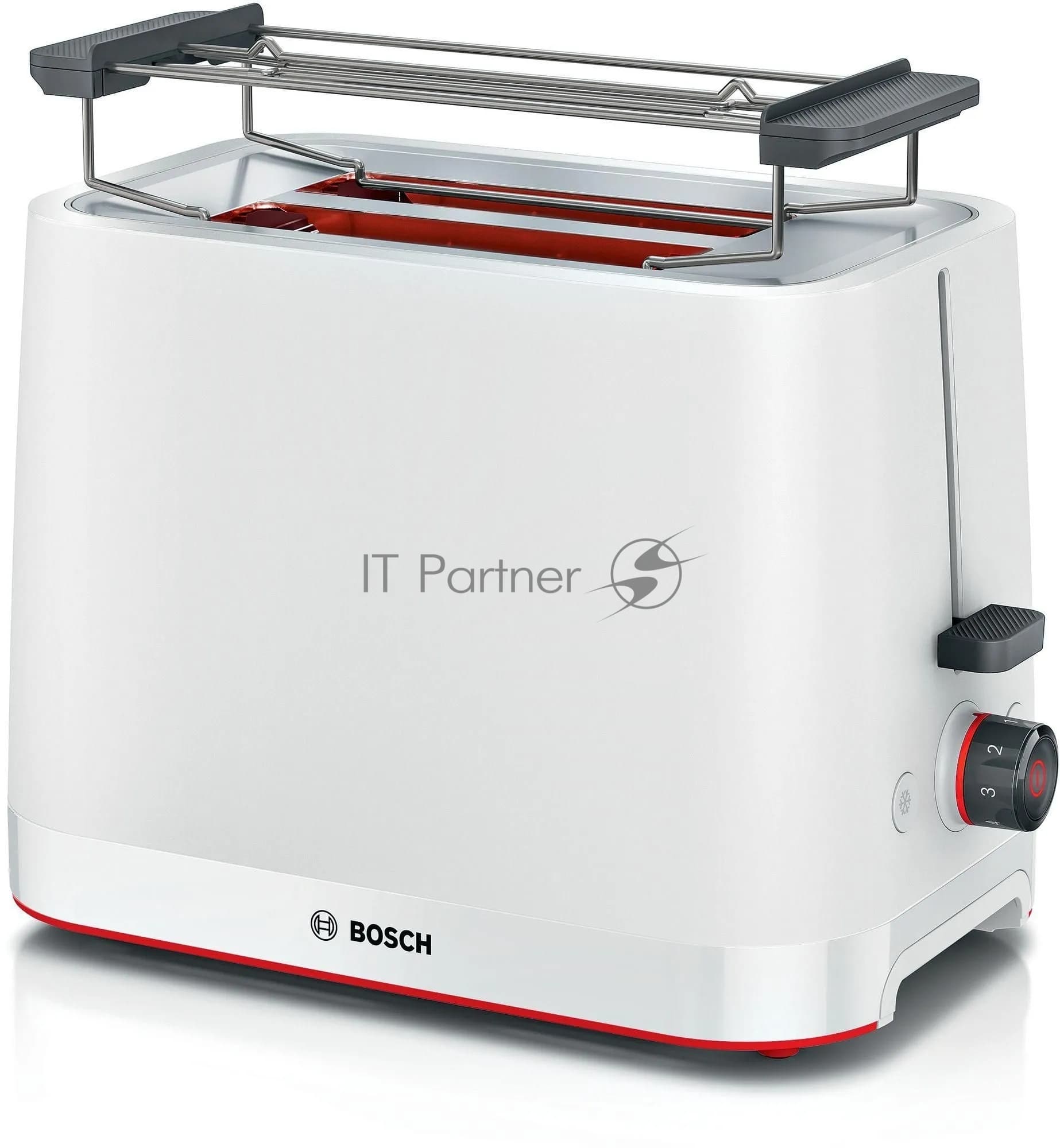 Тостер Bosch TAT3M121 белый, 950 Вт, 2 слота