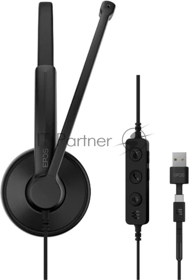 Гарнитура EPOS IMPACT 100 UC Mono чёрный, проводная, USB