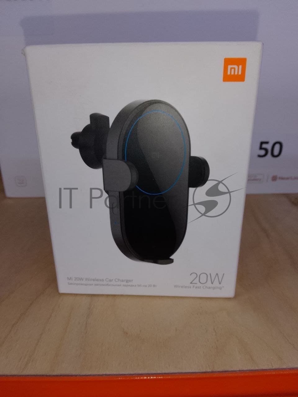 (Поврежденная упаковка) Автомобильное зарядное устройство Xiaomi Mi 20W Wireless Car Charger (GDS4127GL_ВУ)