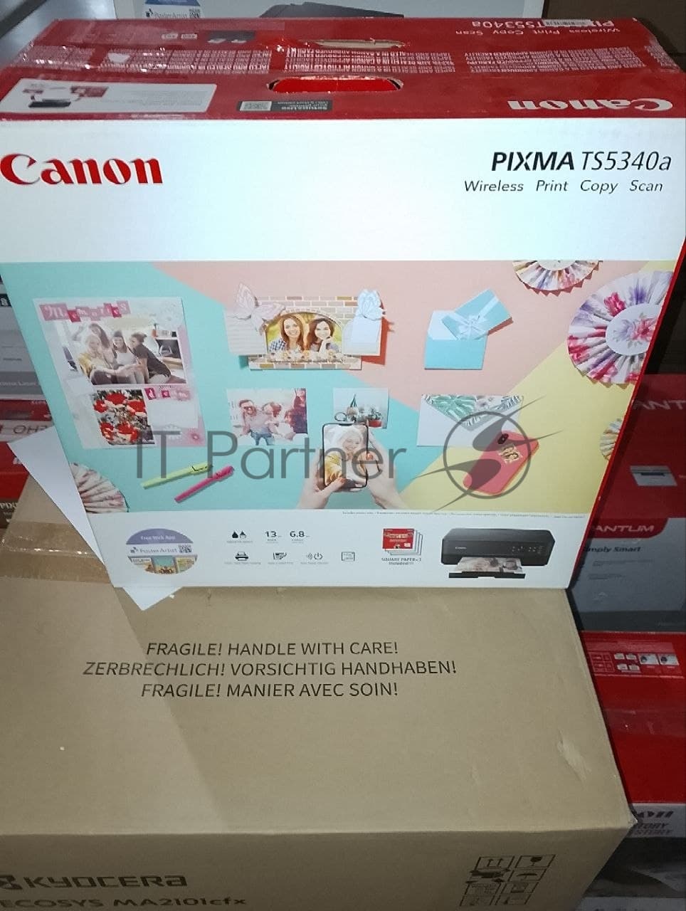 (Поврежденная упаковка) МФУ струйный Canon Pixma TS5340a (A4, принтер/копир/сканер, 4800x1200dpi, до 13чб/6,8цв.ppm, Duplex, WiFi, USB) (3773C107)