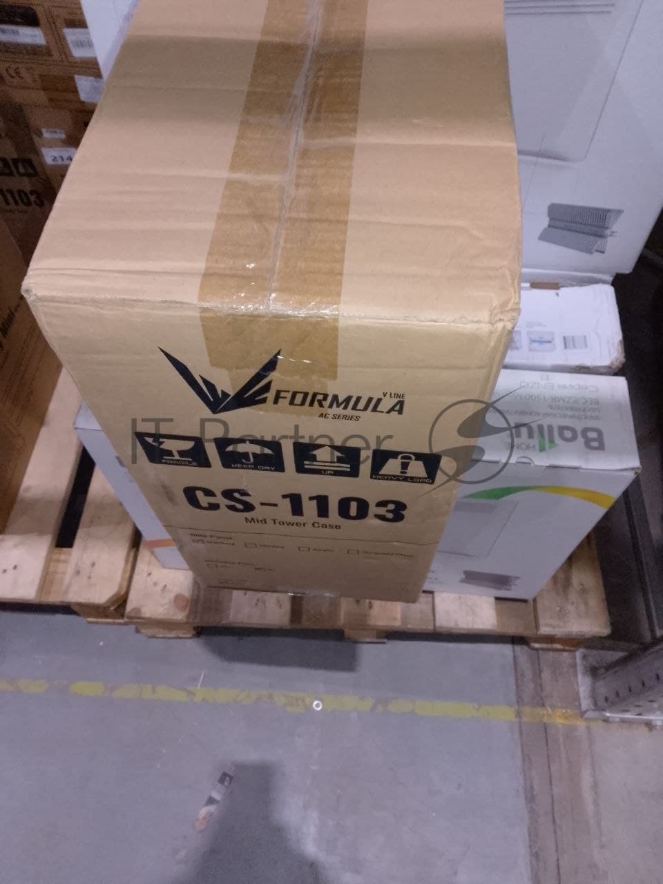 (Поврежденная упаковка) Корпус MidTower FORMULA (AEROCOOL) CS-1103 черный (ATX, без БП, 3xUSB Type-A) (CS-1103 (F))