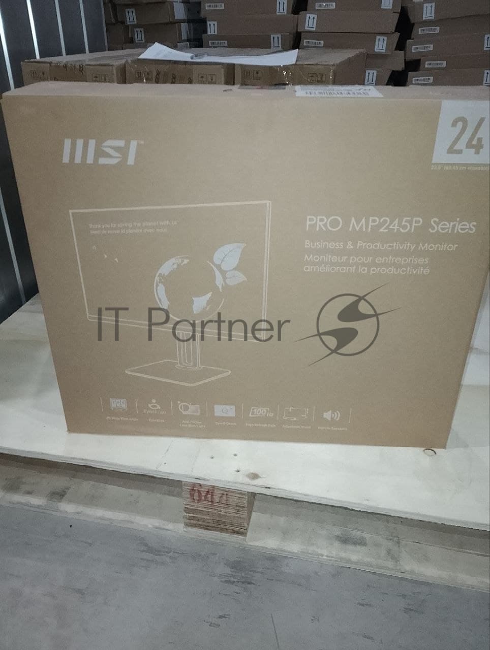 (Поврежденная упаковка) Монитор 23.8" MSI PRO MP245PG черный (IPS, 1920x1080, 178°/178°, 300cd/m2, 1300:1 (100M:1), 1/4ms, 100Hz, HAS, VG (9S6-3PC19M-014_ВУ )