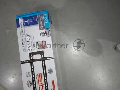 (Поврежденная упаковка) Кронштейн для ТВ KROMAX STAR PRO-111 черный (max VESA 300x300 мм, настенный, фиксированный, max 103 кг) (20246)