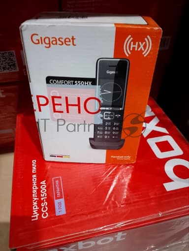 (Поврежденный товар) Трубка Gigaset Comfort 550HX S30852-H3051-S304 черный для Comfort 550(царапины на экране) (S30852-H3051-S304)