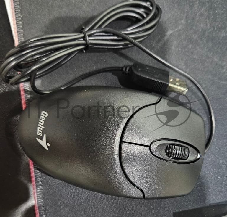 Мышь проводная Genius NetScroll 120 V2 черный, 1000 dpi, USB, кнопки - 3