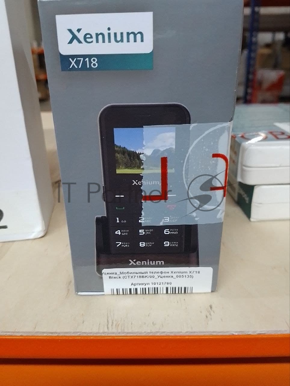 (Поврежденный товар) Мобильный телефон Xenium X718 черный (CTX718BK/00_(Поврежденный товар) 005135)