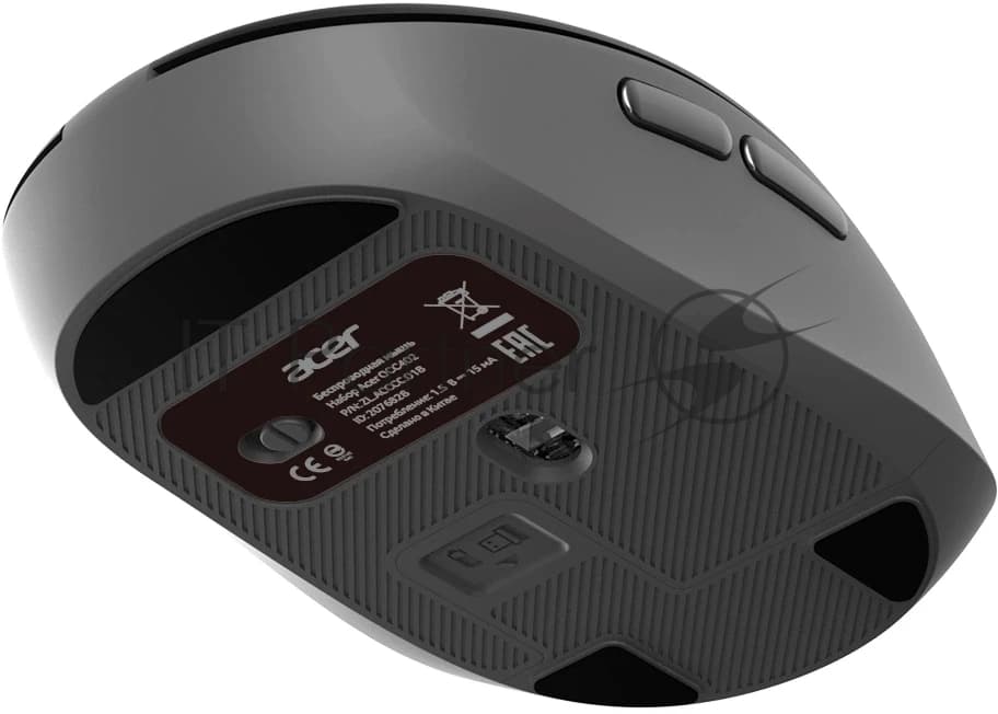 Комплект клавиатура+мышь Acer OCC402 беспроводной, USB, 1600 DPI, чёрный