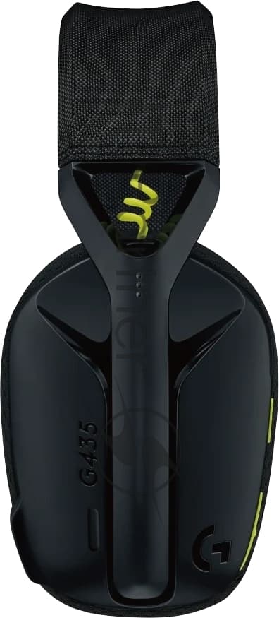 Гарнитура Logitech G435 чёрный-жёлтый, беспроводная, радиоканал, до 18 ч